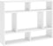 vidaXL - Wandschap - 75x16x55 - cm - bewerkt - hout - wit