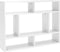 vidaXL - Wandschap - 75x16x55 - cm - spaanplaat - hoogglans - wit