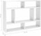 vidaXL - Wandschap - 75x16x55 - cm - spaanplaat - hoogglans - wit