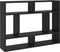 vidaXL - Wandschap - 75x16x55 - cm - spaanplaat - zwart