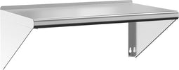 vidaXL - Wandschap - 75x45x31 - cm - roestvrijstaal - zilverkleurig