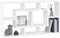vidaXL - Wandschap - 8 - vakken - hoogglans - wit