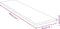 vidaXL - Wandschap - 80x20x1,5 - cm - bamboe