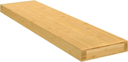 vidaXL - Wandschap - 80x20x4 - cm - bamboe