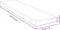 vidaXL - Wandschap - 80x20x4 - cm - bamboe