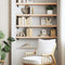 vidaXL - Wandschap - 80x20x4 - cm - massief - beukenhout