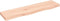 vidaXL - Wandschap - 80x20x4 - cm - onbehandeld - massief - eikenhout
