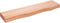 vidaXL - Wandschap - 80x20x6 - cm - behandeld - massief - eikenhout - lichtbruin