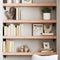 vidaXL - Wandschap - 80x20x6 - cm - onbehandeld - massief - eikenhout