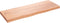 vidaXL - Wandschap - 80x30x(2-4) - cm - behandeld - massief - eikenhout - lichtbruin