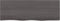 vidaXL - Wandschap - 80x30x(2-6)cm - behandeld - massief - eikenhout - donkerbruin