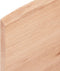 vidaXL - Wandschap - 80x30x2 - cm - behandeld - massief - eikenhout - lichtbruin