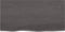 vidaXL - Wandschap - 80x40x(2-4)cm - behandeld - massief - eikenhout - donkerbruin