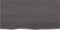 vidaXL - Wandschap - 80x40x(2-6)cm - behandeld - massief - eikenhout - donkerbruin