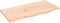 vidaXL - Wandschap - 80x40x2 - cm - onbehandeld - massief - eikenhout
