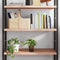 vidaXL - Wandschap - 80x50x(2-4) - cm - behandeld - massief - eikenhout - lichtbruin