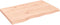 vidaXL - Wandschap - 80x50x(2-4) - cm - onbehandeld - massief - eikenhout