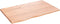 vidaXL - Wandschap - 80x50x2 - cm - behandeld - massief - eikenhout - lichtbruin