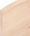 vidaXL - Wandschap - 80x50x2 - cm - onbehandeld - massief - eikenhout