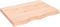 vidaXL - Wandschap - 80x60x(2-6) - cm - onbehandeld - massief - eikenhout