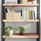 vidaXL - Wandschap - 80x60x(2-6) - cm - onbehandeld - massief - eikenhout