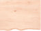 vidaXL - Wandschap - 80x60x(2-6) - cm - onbehandeld - massief - eikenhout