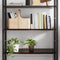 vidaXL - Wandschap - 80x60x2 - cm - behandeld - massief - eikenhout - donkerbruin