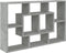 vidaXL - Wandschap - 85x16x52,5 - cm - bewerkt - hout - betongrijs