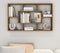 vidaXL - Wandschap - 85x16x52,5 - cm - bewerkt - hout - bruin - eikenkleur