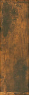 vidaXL - Wandschap - 85x16x52,5 - cm - bewerkt - hout - gerookt - eikenkleurig