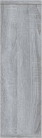 vidaXL - Wandschap - 85x16x52,5 - cm - bewerkt - hout - grijs - sonoma - eikenkleur
