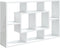 vidaXL - Wandschap - 85x16x52,5 - cm - bewerkt - hout - hoogglans - wit