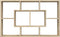 vidaXL - Wandschap - 85x16x52,5 - cm - bewerkt - hout - sonoma - eikenkleurig