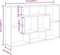 vidaXL - Wandschap - 85x16x52,5 - cm - bewerkt - hout - wit