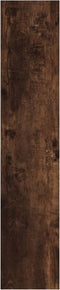 vidaXL - Wandschap - 90x16x78 - cm - bewerkt - hout - gerookt - eikenkleurig