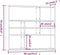 vidaXL - Wandschap - 90x16x78 - cm - bewerkt - hout - gerookt - eikenkleurig