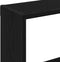 vidaXL - Wandschap - 90x16x78 - cm - bewerkt - hout - zwart - eikenkleur