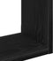 vidaXL - Wandschap - 90x16x78 - cm - bewerkt - hout - zwart - eikenkleur