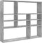 vidaXL - Wandschap - 90x16x78 - cm - spaanplaat - betongrijs