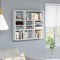 vidaXL - Wandschap - 90x16x78 - cm - spaanplaat - hoogglans - wit