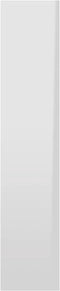 vidaXL - Wandschap - 90x16x78 - cm - spaanplaat - hoogglans - wit