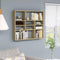 vidaXL - Wandschap - 90x16x78 - cm - spaanplaat - sonoma - eikenkleurig