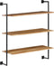 vidaXL - Wandschap - 94x35x113 - cm - massief - acaciahout