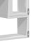 vidaXL - Wandschap - 96x12x64 - cm - bewerkt - hout - wit