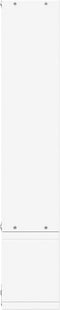 vidaXL - Wandschap - 96x12x64 - cm - bewerkt - hout - wit