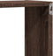 vidaXL - Wandschap - 96x18x60 - cm - bewerkt - hout - bruin - eikenkleurig