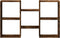 vidaXL - Wandschap - 96x18x60 - cm - bewerkt - hout - gerookt - eikenkleurig