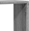 vidaXL - Wandschap - 96x18x60 - cm - bewerkt - hout - grijs - sonoma - eikenkleurig