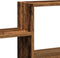 vidaXL - Wandschap - 96x18x60 - cm - bewerkt - hout - oud - houtkleurig