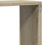 vidaXL - Wandschap - 96x18x60 - cm - bewerkt - hout - sonoma - eikenkleurig